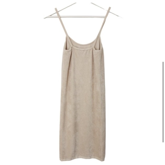Zara Seamless Terry Cloth Bodycon Sleeveless Slip Dress - Picture 3 of 3